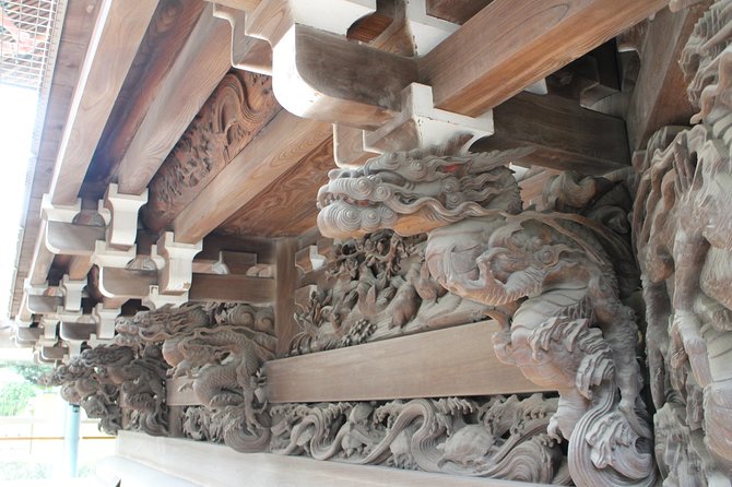 Wood carving gallery, Taishakuten